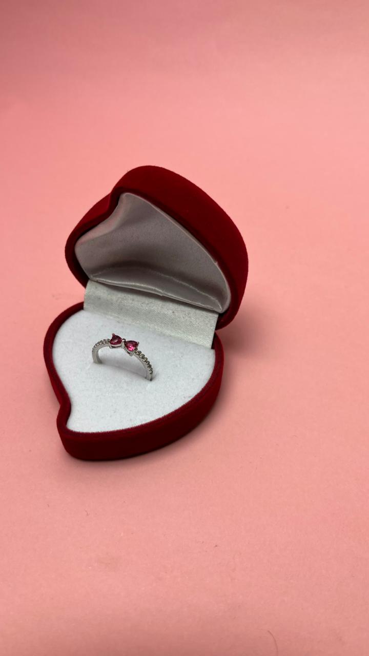 ring pandora bow red