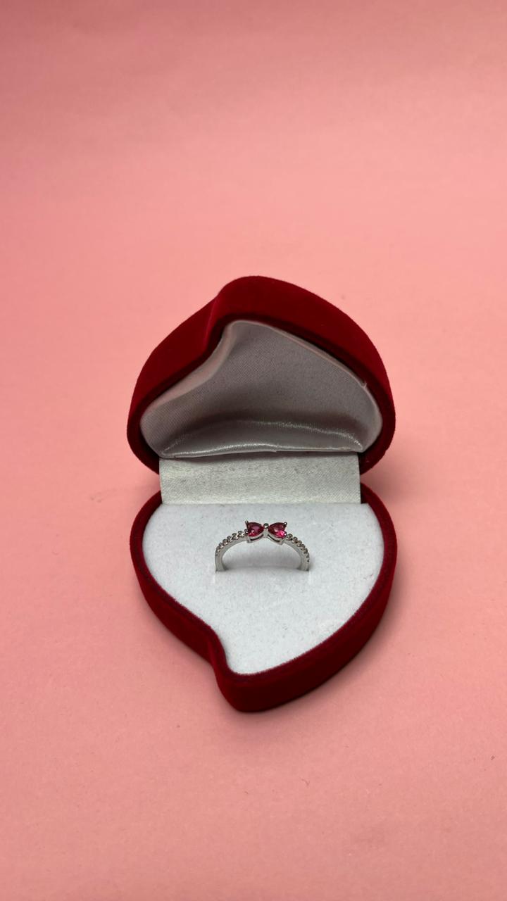 ring pandora bow red