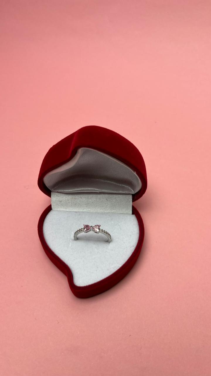 ring pandora bow  rosa