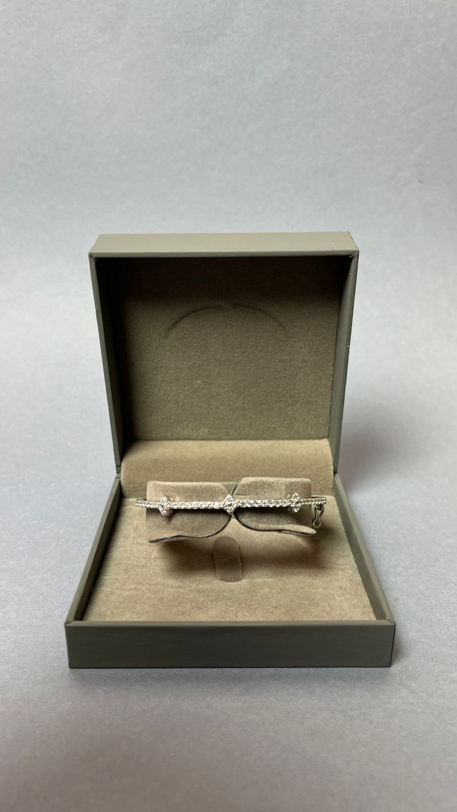 Gourmette Rivière فضة 925 مع نجوم لامعة