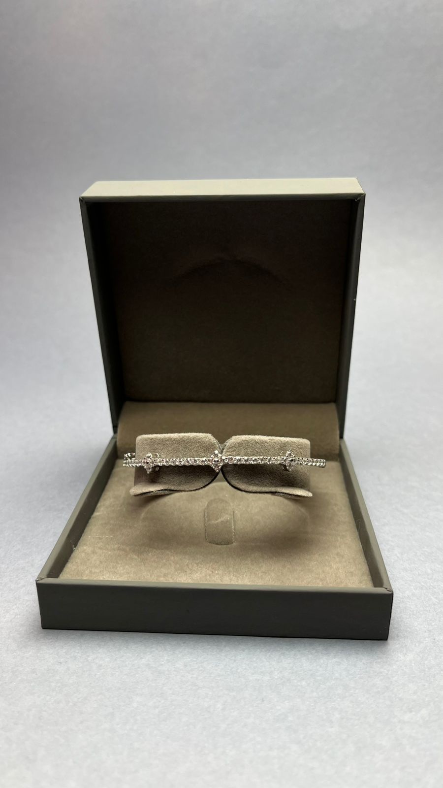 Gourmette Rivière فضة 925 مع نجوم لامعة